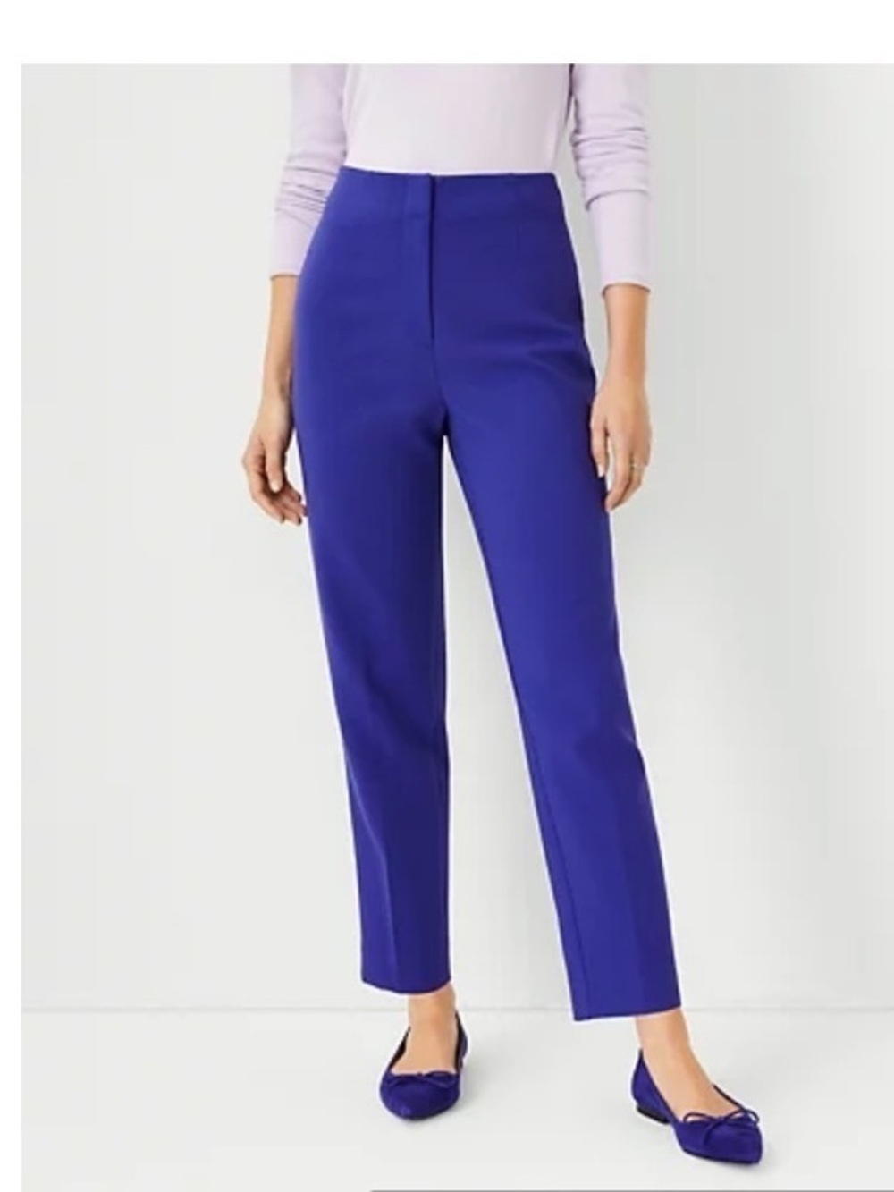 NWT Ann Taylor The Petite Slim Pant in ultra violet